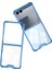 Samsung Galaxy Z Flip 7 Kılıf Full Camlı Renkli Kenarlı Kıpta Kapak 3