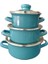 3'lü Tencere Seti, 12CM-14CM-16CM, Turkuaz, Şık ve Kullanışlı Mutfak Gereci 1