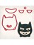 Batman Maske Detay Kurabiye Kalıp Seti 6’lı 1