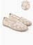 Kadın Flowen Bej Çiçek Desenli Espadril 1