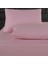 Pembe Pamuk Saten Lastikli Çarşaf Takımı, Rahat ve Şık Uyku Seti 2