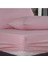 Pembe Pamuk Saten Lastikli Çarşaf Takımı, Rahat ve Şık Uyku Seti 3