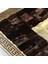Altın Kenarlı Parlak Kahverengi Toskana Halı, Lüks Salon Halısı, Şık ve Modern Tasarımlı Halı 3