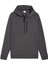 Tech Half Zip Hoodie Koyu Antrasıt Erkek Sweatshirt 1