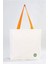 Turuncu Saplı Büyük Bez Tote Çanta 2