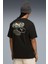 Ess Logo Lab Relaxed Exec Siyah Erkek Kısa Kol T-Shirt 4