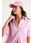 Kadın Düşük Omuz Oversize Basic Bürümcük Gömlek 6
