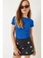 Kadın Fitilli Kaşkorse Basic T-Shirt 2