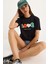 Kadın Love Aksesuarlı Normal Kalıp Pamuklu T-Shirt 1