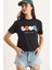 Kadın Love Aksesuarlı Normal Kalıp Pamuklu T-Shirt 4
