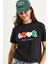 Kadın Love Aksesuarlı Normal Kalıp Pamuklu T-Shirt 5