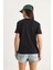 Kadın Love Aksesuarlı Normal Kalıp Pamuklu T-Shirt 7