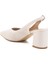 Beyaz Kadın Topuklu Ayakkabı 4