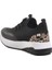 Siyah Bağcıklı Kadın Sneaker 4