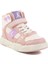 Pudra Cırtlı Kız Çocuk Hi Sneaker 3