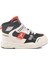 Siyah Kırmızı Cırtlı Erkek Çocuk Hi Sneaker 1