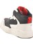 Siyah Kırmızı Cırtlı Erkek Çocuk Hi Sneaker 4