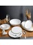 Bone China Bone China Platin 55 Parça 12 Kişilik Yemek Takımı G3161 1