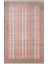 Imperial Luxe IL0096R Koyu Mavi Kırmızı Halı Çerçeve Klasik Desen 100 Tarak Bambu Viskon Ipek Serisi 1