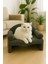 Pet Peluş Kedi Oturma Koltuğu Kedi Yatağı Antrasit 2