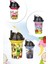 Eğlenceli ve Taşınabilir Çocuk Bardağı, 300 Ml, Renkli ve Kapaklı 2