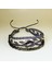 Siyah Gemici Düğümlü El Yapımı Bileklik – Ayarlanabilir Asansör Bağlı Unisex Tasarım 2