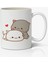 Sevimli Kedili Tasarımlı Beyaz Kahve Kupası, Şık ve Kullanışlı Hediye Seçeneği 1