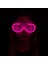 Pembe LED Işıklı Parti Gözlüğü - Neon Glow Şerit Gözlük 3 Modlu 2
