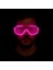 Pembe LED Işıklı Parti Gözlüğü - Neon Glow Şerit Gözlük 3 Modlu 3