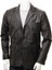 Hakiki Deri Siyah Erkek Deri Blazer: Leskovac 2