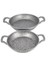 Döküm Granit Sahan Seti, 2 Parça, Kapaksız, 18-20 Cm, Şık Gri Renk 2