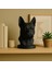 Siyah Boston Terrier Köpek Büstü – Dekoratif Heykel 4