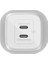 65W Dual USB Type C Duvar Şarj Cihazı, USB C-C Ara Kablosu Dahil, Gan Teknolojisi ile Hızlı Şarj Güç Dağıtımı 3.0, USB C Fişi ve iPhone 16, Ipad, Macbook, Galaxy, Pixel Vb. Için USB Şarj Cihazı 3