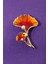 Ginkgo Yaprağı Incili Taşlı Broş. Yaka Iğnesi Broş. Kadın Broş. Çiçek Broş. Ginkgo Broş. Gold Broş. 5