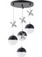 Kelebek 4'lü Siyah Modern Lüx Ledli Modern LED Avize 2