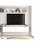 Aven Tv Ünitesi Tv Sehpası Kapaklı 140CM Çam-Beyaz AVE10-AW 2