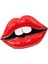 Red Lips Broş. Yaka Iğnesi Kırmızı Dudak Broş. Tasarım Dudak Broş. Kadın Broş. Dudak Broş. 1