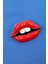 Red Lips Broş. Yaka Iğnesi Kırmızı Dudak Broş. Tasarım Dudak Broş. Kadın Broş. Dudak Broş. 5