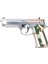 We M92F "calico Jack" Full Metal Silver Gold Gbb Airsoft Tabanca 2