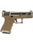 We Glock G19 T8 Gümüş Kızak & Namlu Tan Gövde Gbb Airsoft Tabanca 1
