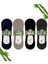 Erkek Bambu Premium Babet Çorap 4'lü Set Siyah/lacivert/gri/füme 1