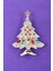 Gold Noel Ağacı Broş. Taşlı Yılbaşı Ağacı Broş. Yaka Iğnesi Broş. Çam Ağacı Broş. Kadın Broş. Broş. 5