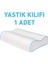 Beyaz Visco Yastık Kılıfı 55X35X12-11CM, Yumuşak ve Konforlu Tek Parça 1