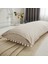 Bej Uzun Pamuklu Ponpon Detaylı Yastık Kılıfı 50X135 cm Ergonomik ve Rahat Kullanım 7