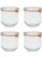 370 ml Renkli Cam Saklama Kavanozu Seti, 4 Parça 1