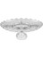 Bölmeli Kristal Cam Tatlı Sunum Tabağı 36 Cm, Şık ve Kullanışlı Tasarım 1