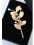 Gold Taşlı Incili Zeytin Dalı Broş. Yaka Iğnesi Broş. Kadın Broş. Broş. Zeytin Dalı Broş. 2