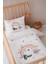 %100 Pamuk Saten Isimli Özel Tasarım Bebek Yatak Nevresim Takımı 100X150 1