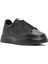 Erkek Siyah Bağcıklı Kalın Tabanlı Deri Sneaker 25WFD675318 6