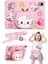 Honor Pad X9 11.5 Inç Uyumlu Kılıf Hello Kitty Çocuk Kılıfı Askılı Standlı Eğlenceli Karakter 1